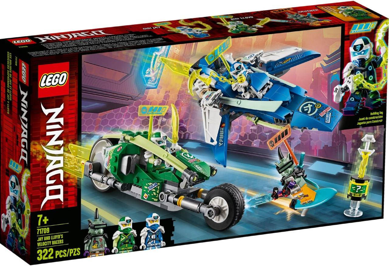 

Lego Ninjago Скоростные машины Джея и Ллойда 71709