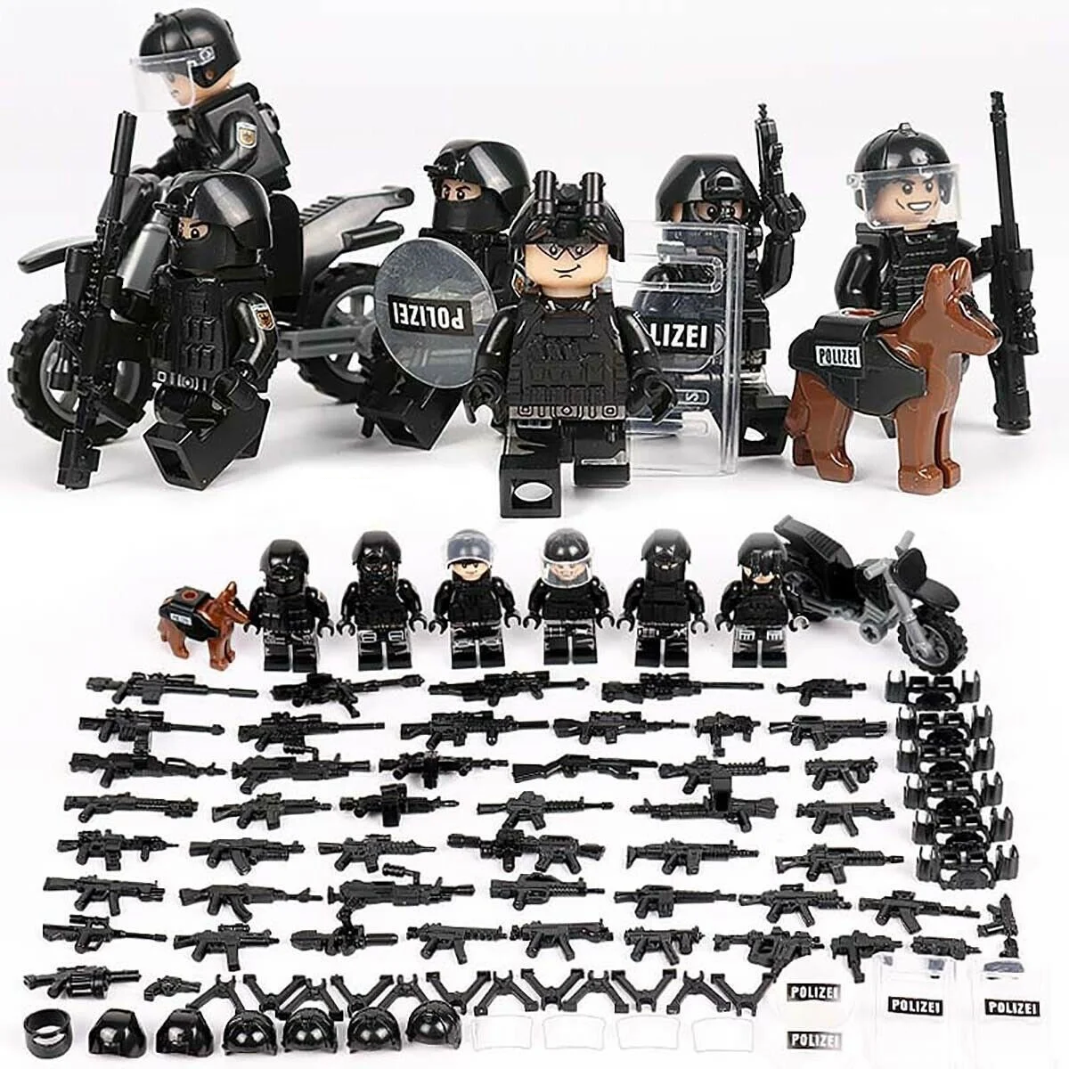 

Фигурки SWAT спецназовцы военные солдаты BrickArms