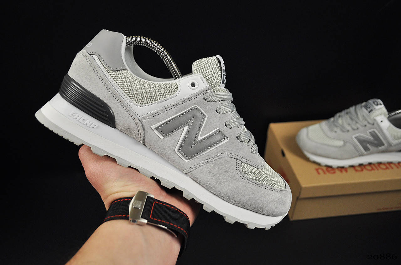 

Кроссовки женские New Balance 574 серые Нью Беланс весенние, повседневные, недорого
