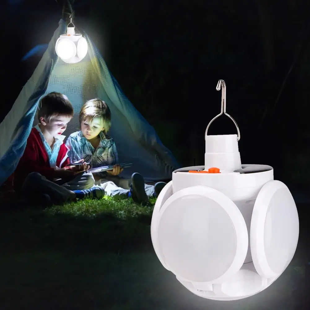 

Светодиодная раскладная лампа на солнечной батарее BL 2029 Водонепроницаемый светильник для кемпинга.