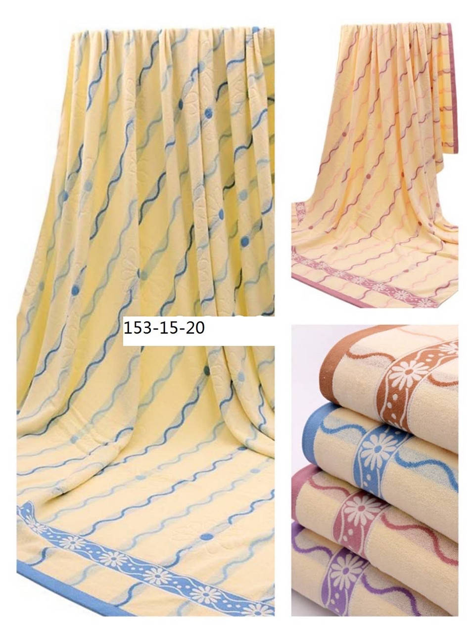 

Махровая простынь 180*220, Разные цвета