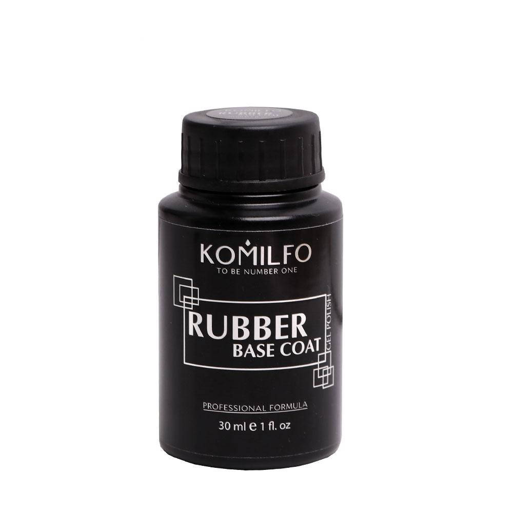 

База Komilfo Rubber Base Coat — каучуковая база для гель-лака без кисточки, 30 мл