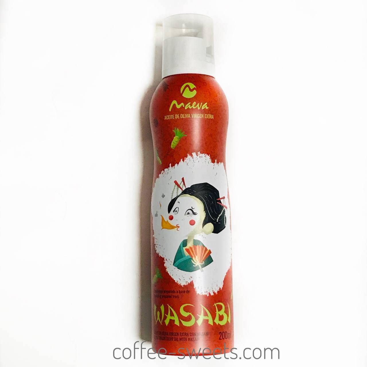 

Масло Оливковое в спрее экстра Maeva Aceite de Olive Virgen Wasabi Испания 200мл
