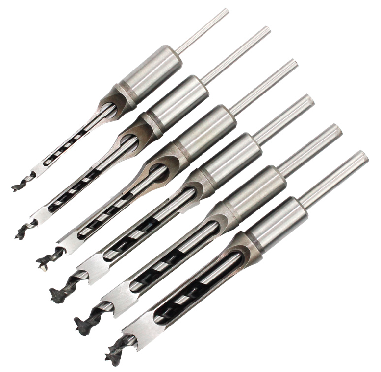 

Сверла Уаттса 6 шт 6.4мм, 8мм, 9.5мм, 12.7мм, 14мм, 16мм для квадратных отверстий, набор