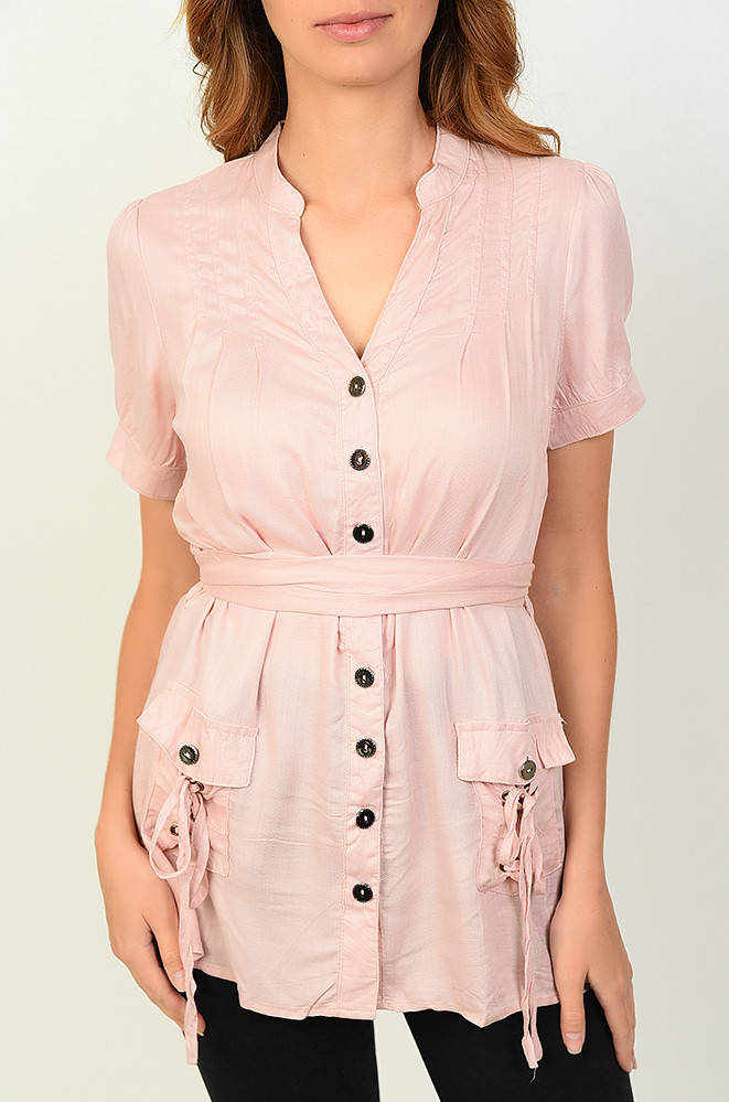 

Блузка женская пудра 133711P