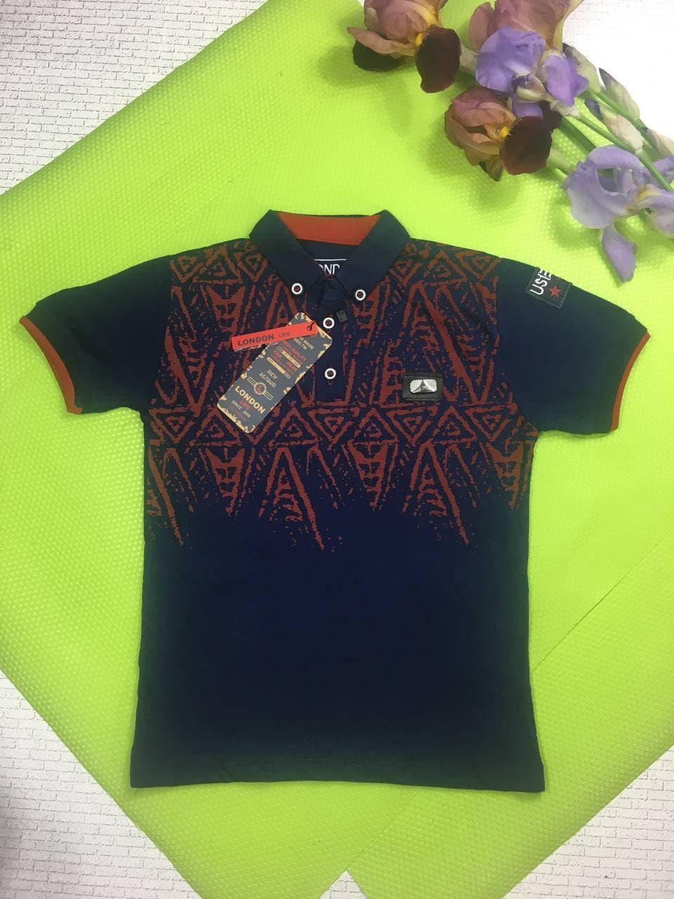 

Футболка на мальчика 122, 128, 134, 140 см, темно-синий 140