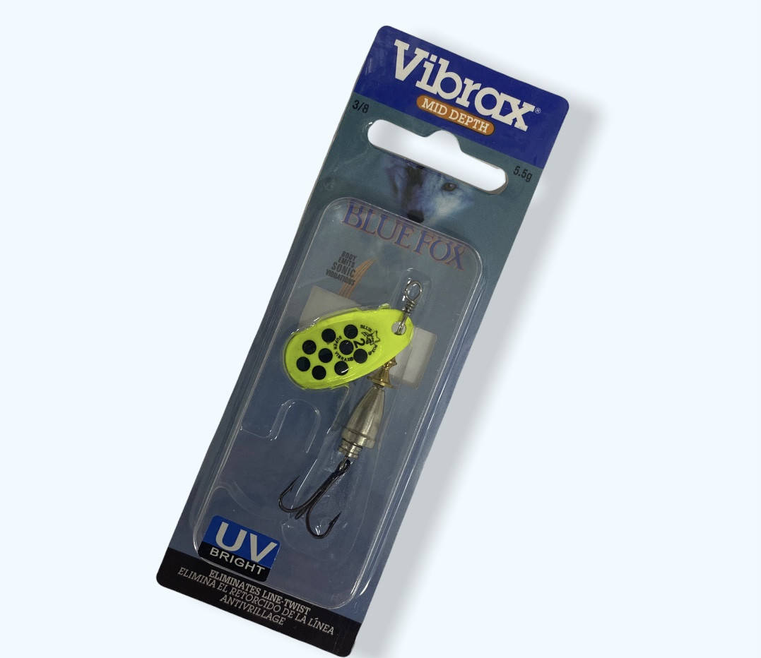 

Блесна вертушка светонакопительная BLUE FOX UV 5.5 г. 02, Синий