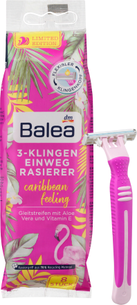 

Женские одноразовые станки Balea Women 3-Klingen 3 леза 8 шт