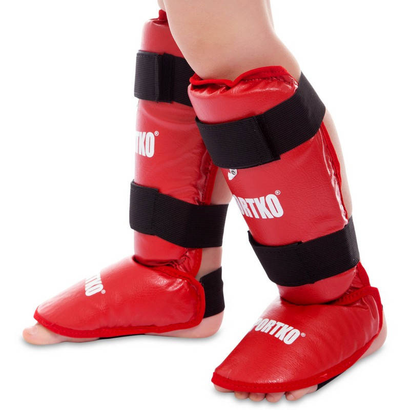 

Защита голени и стопы для единоборств SPORTKO SP-331 красный XL (выше 182 см)