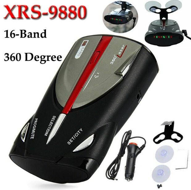 

Cobra XRS 9880 Автомобильный Антирадары Radar Detector Русский голос Авто 360 градусов 16 BAND ultra