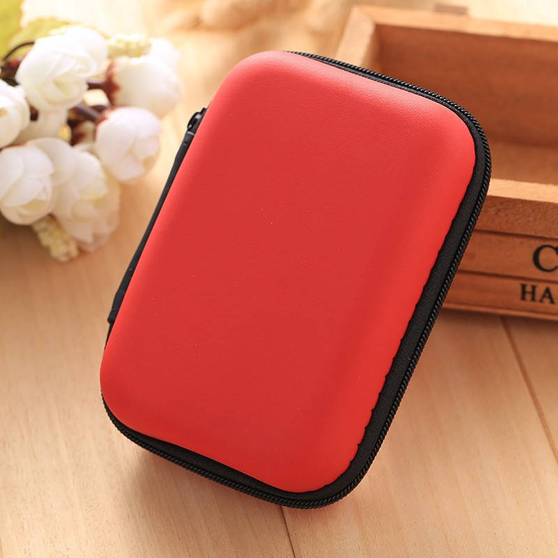 

Футляр для наушников прямоугольный Lipo (8х11 см) Red, Розовый
