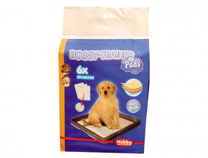 

Пеленки для собак Nobby Doggy Trainer Pads 62x48см 6 штук Памперсы для собак