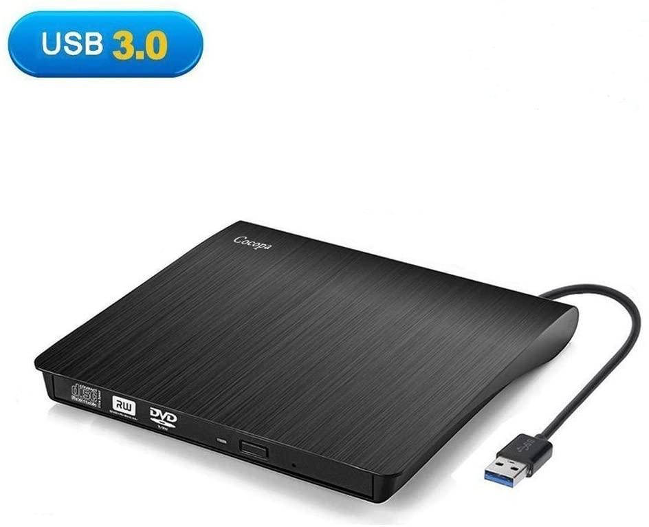 

Внешний DVD карман оптичниский привод USB 3.0 CD ROM для ноутбука ПК silver