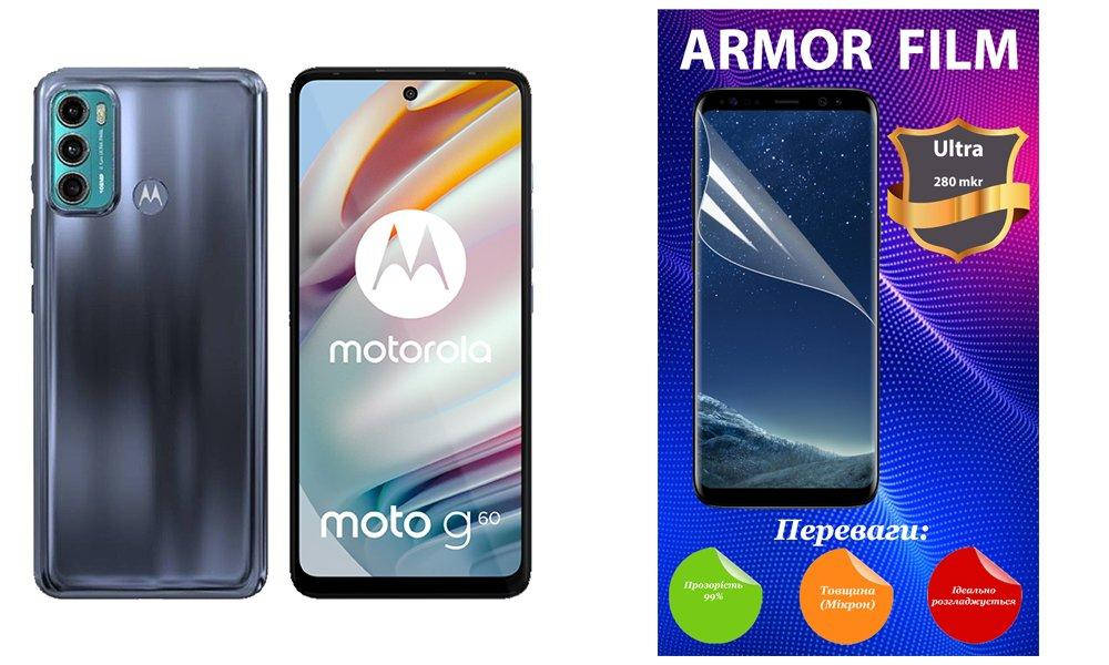 

Полиуретановая пленка Motorola Moto G60, Armor Ultra, Прозрачный