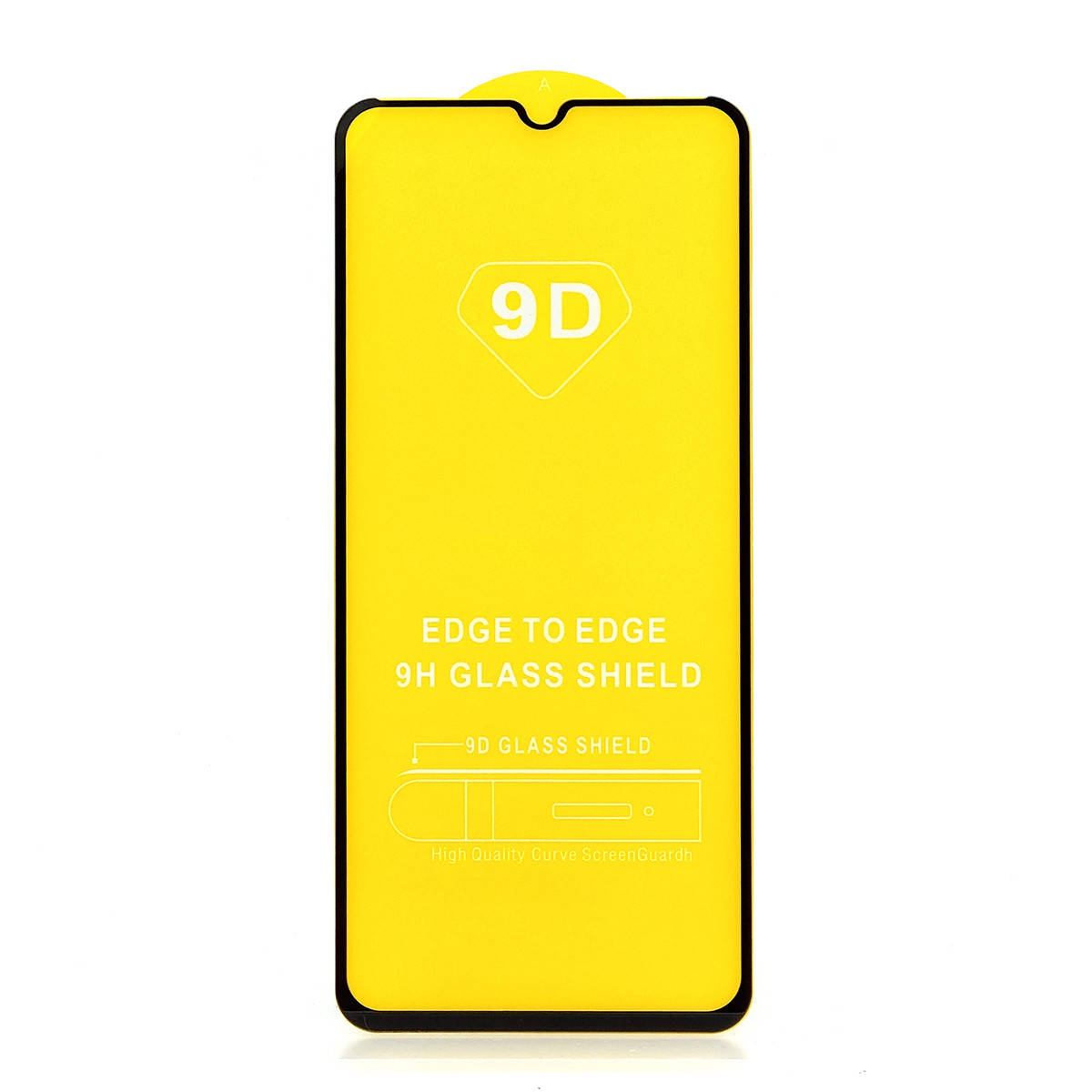 

Защитное стекло 9D для Motorola E7 Power / E7i / E7 Plus, Черный