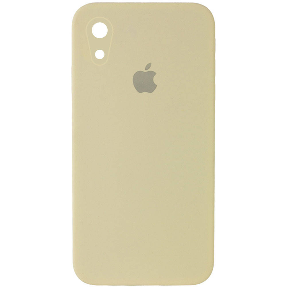 

Silicone Case Силиконовый Чехол с защитой камеры (AA) для Apple iPhone XR (Желтый / Mellow Yellow)