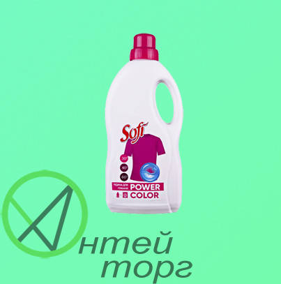 

Рідина для прання "Sofi" для кольорового одягу 1л