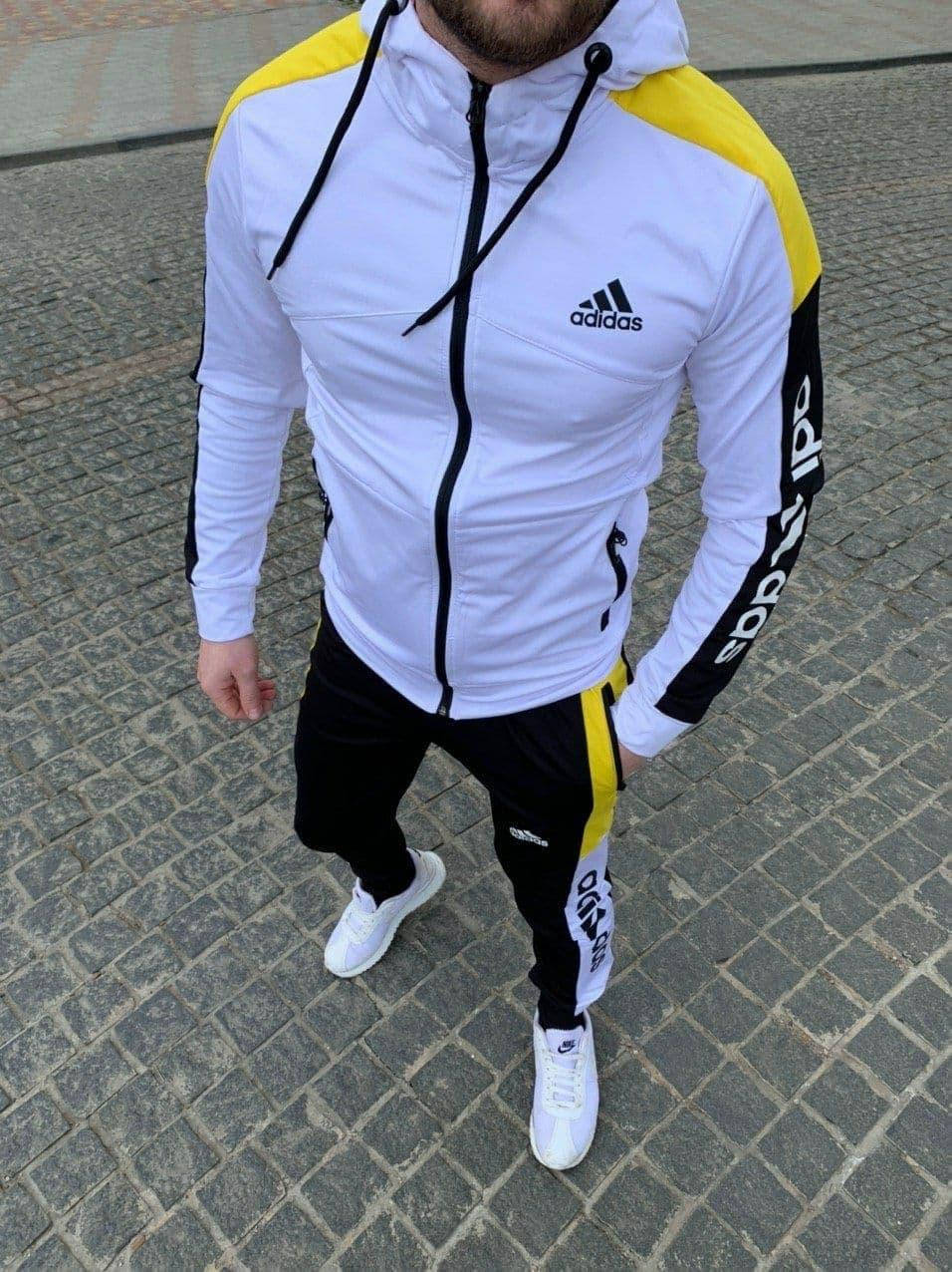 

Мужской спортивный костюм Adidas. Спортивный костюм Adidas Адидас. Весна-осень XL