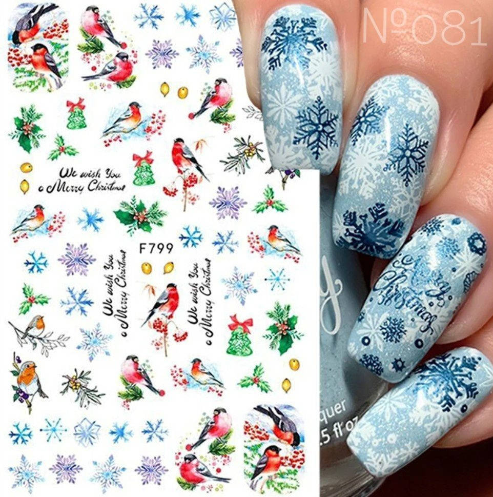 

Наклейка на липкой основе №081(F799)