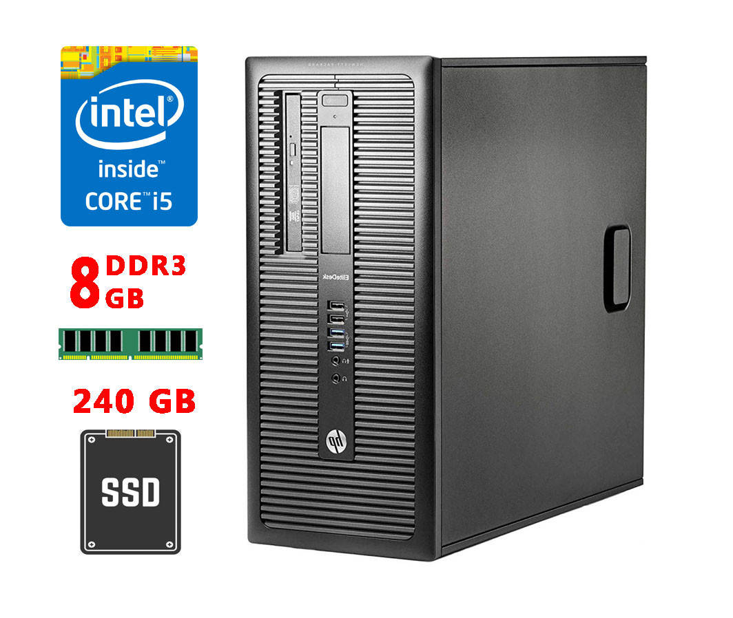 

Системный блок HP ProDesk 600 G1 Tower (Core I5-4460 / 8Gb / SSD 240Gb)