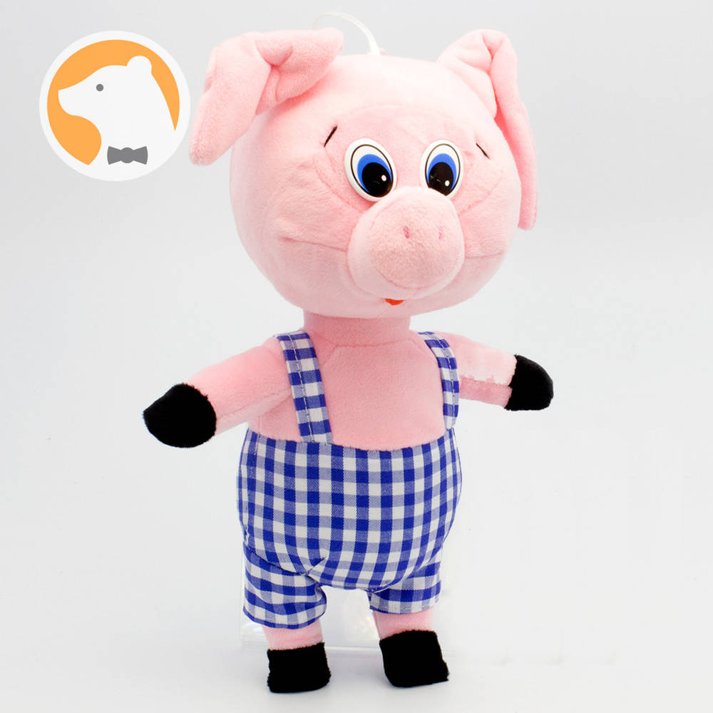 

Пятачок мягкая игрушка, маленький, 24 см, Розовый