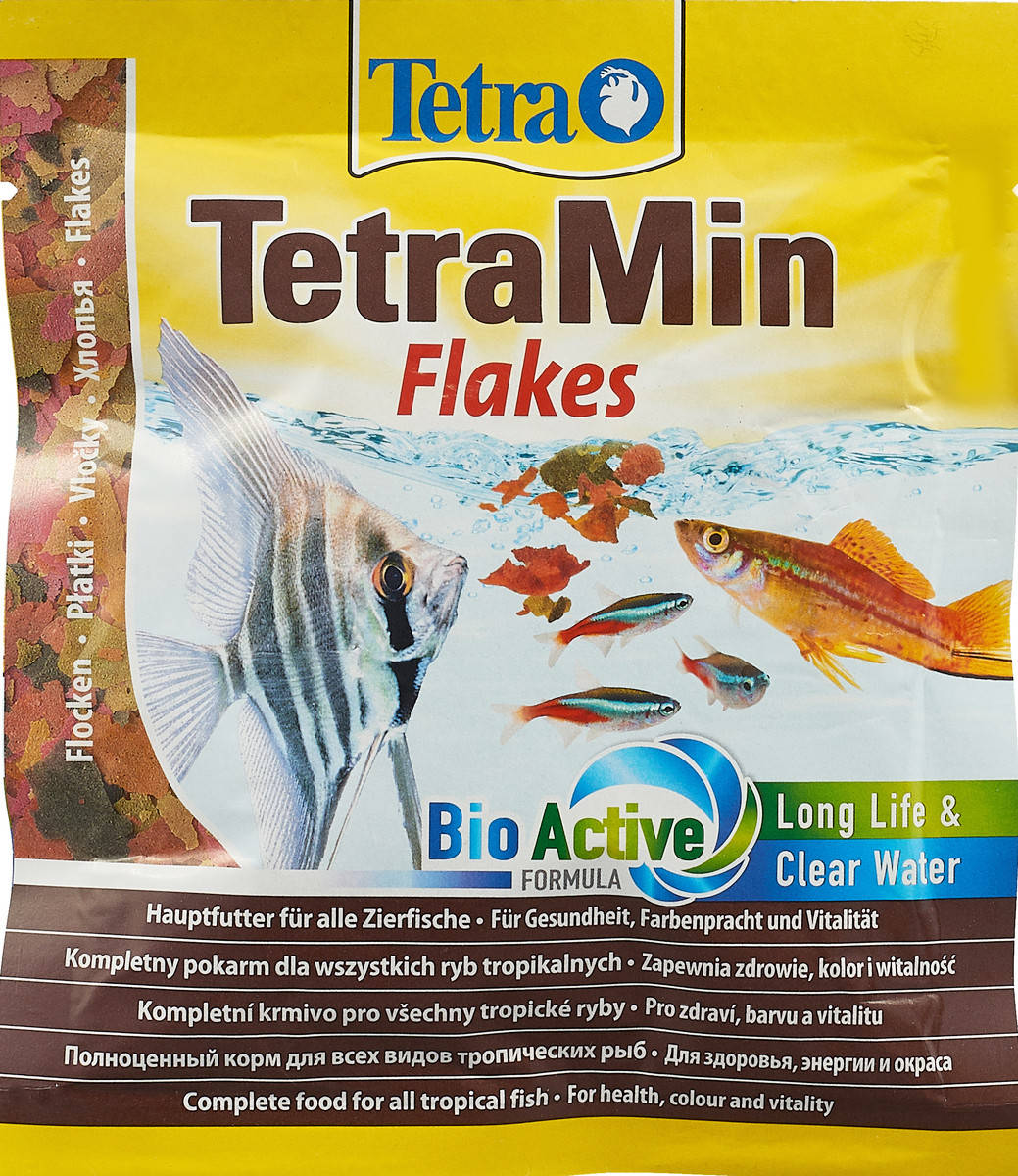 

Корм для аквариумных рыб Tetra Min хлопья 12 г