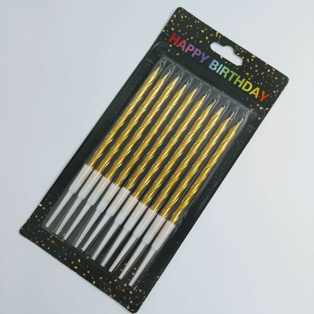 

Набор свечей Золотые - 10 шт