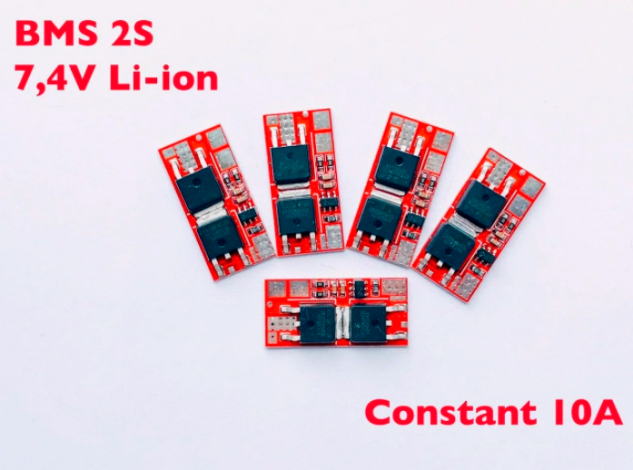 

BMS 2S 7,4V до 25А ion / Контроллер заряда-розряда Li-ion/ BMS 2S 7,4V