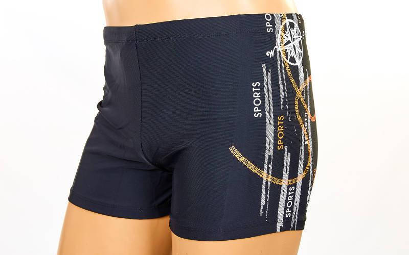 

Плавки мужские SPORTS 7088-BK (р-р XL-3XL, черный)