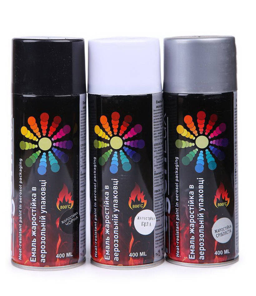 

Краска аэрозольная эмаль жаростойкая Fügenlux белая 400 мл (А0048659)