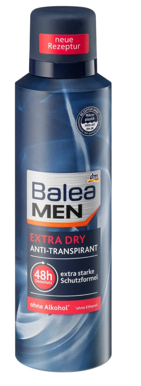 

Balea men anti transpirant Extra Dry дезодорант антиперспірант