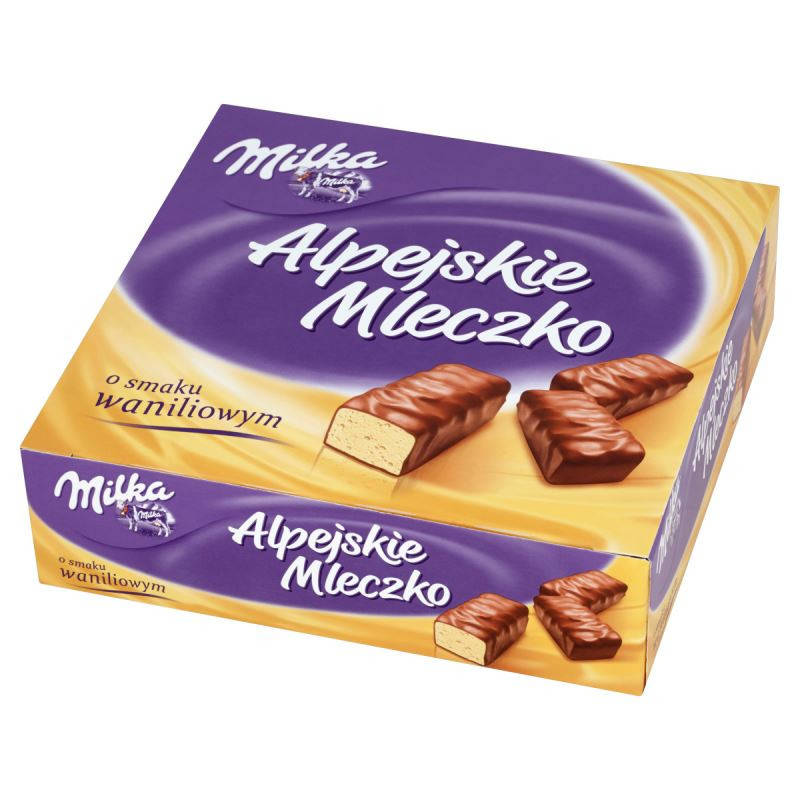 

Конфеты Milka Alpejskie Mleczko Vanilla 330 g 27/04/22