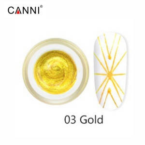 

Гель-паутинка CANNI 03 (золото), 5 мл