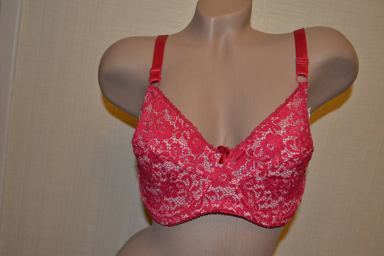 

Лифчик Сoppa без поролона 95С красный(5384)