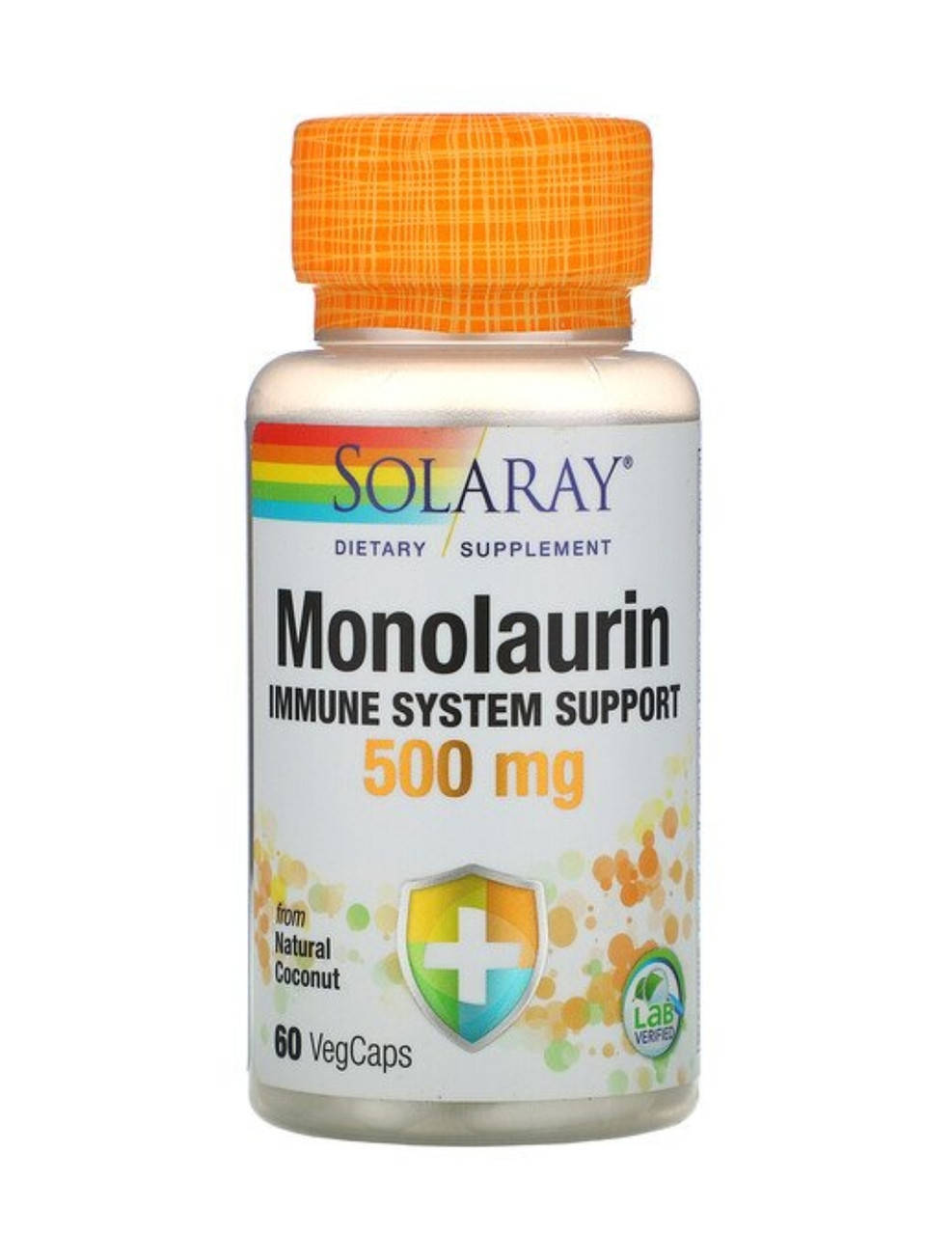 

Монолаурин, Monolaurin, Solaray, 500 мг, 60 капсул