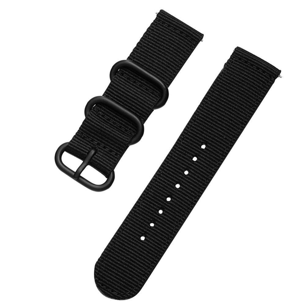 

Ремешки из нейлоновой ткани для смарт часов Samsung Galaxy Watch 3 45mm 22 мм Black