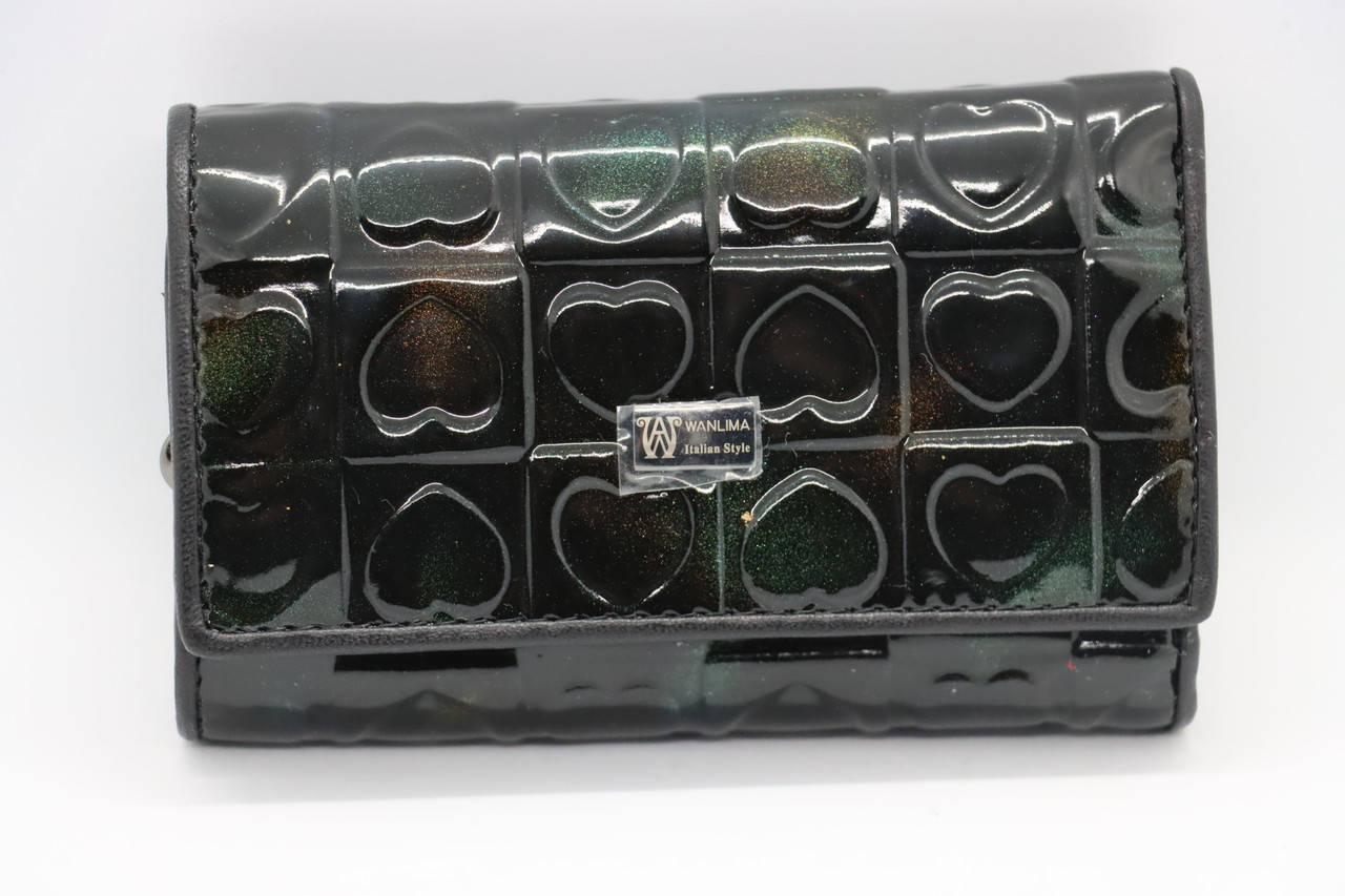 

Женская кожаная ключница Wanlima 82093180792b1 Black, Черный