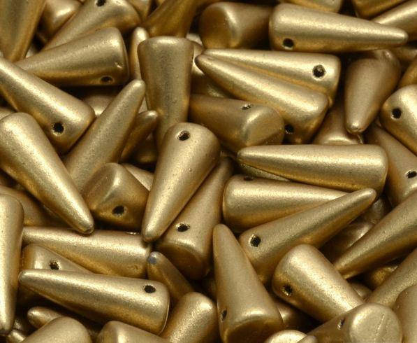 

Spike 13x5 mm Чеські скляні намистини (10 шт)