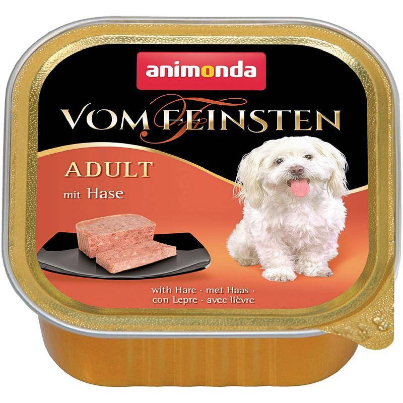 

Вологий корм для дорослих собак Animonda Vom Feinsten Adult заєць 150 г