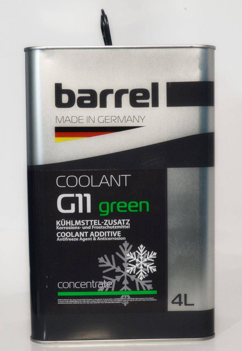 

Охлаждающая жидкость Антифриз Barrel -80 С зеленый (концентрат ) 4л, Зелёный