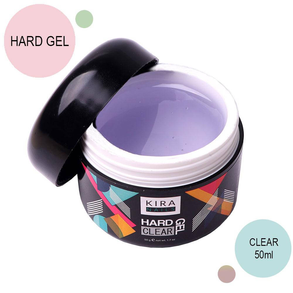 

Kira Nails Hard Gel, Clear, 50 мл