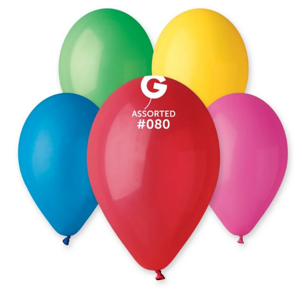 

Воздушные шары пастель ассорти 12" (30 см) Gemar
