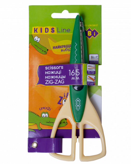 

Ножницы «Зиг-Заг» 165 мм зеленые KIDS Line ZB.5020-04