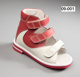 

Ортопедические босоножки для вальгуса Сурсил Орто р. 30 - 35 модель 09-001 34, Красный