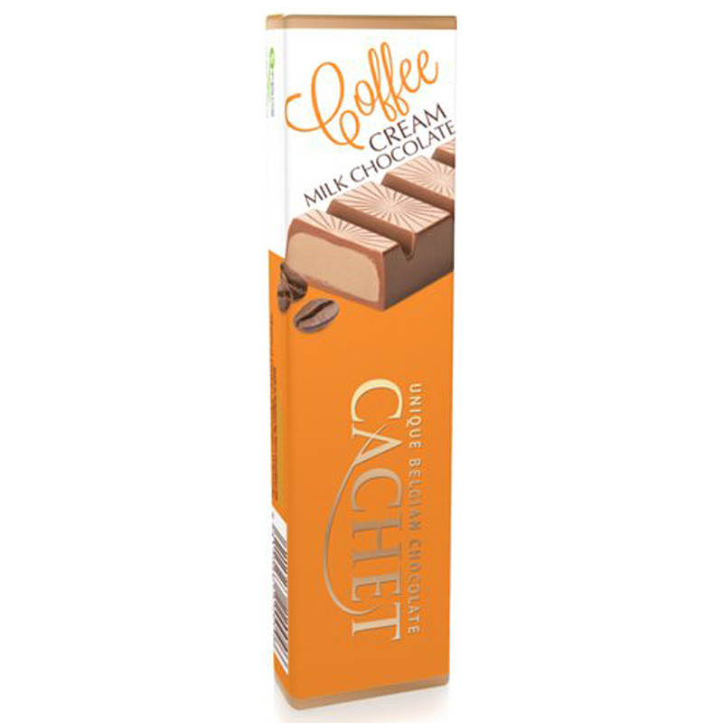 

Шоколад молочный с кофейным кремом Cachet Coffee 70г Бельгия
