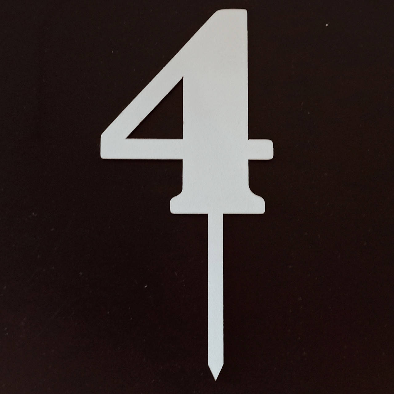 

Топпер (фигурка на торт) Цифра 4, для тортика