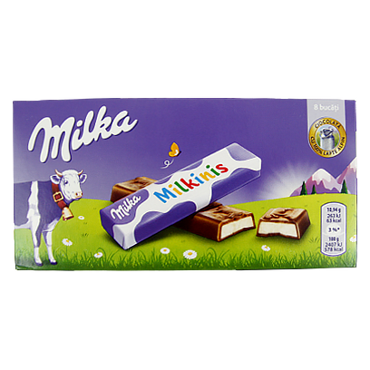 

Шоколад Мілка мілкініс Milka milkinis 87.5g 20шт/ящ (Код : 00-00005286)