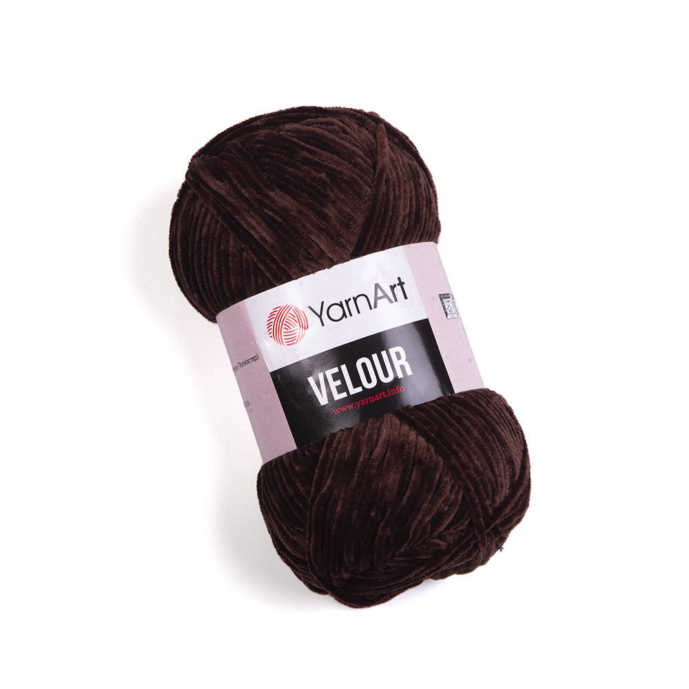 

Пряжа YarnArt Velour 852 шоколад