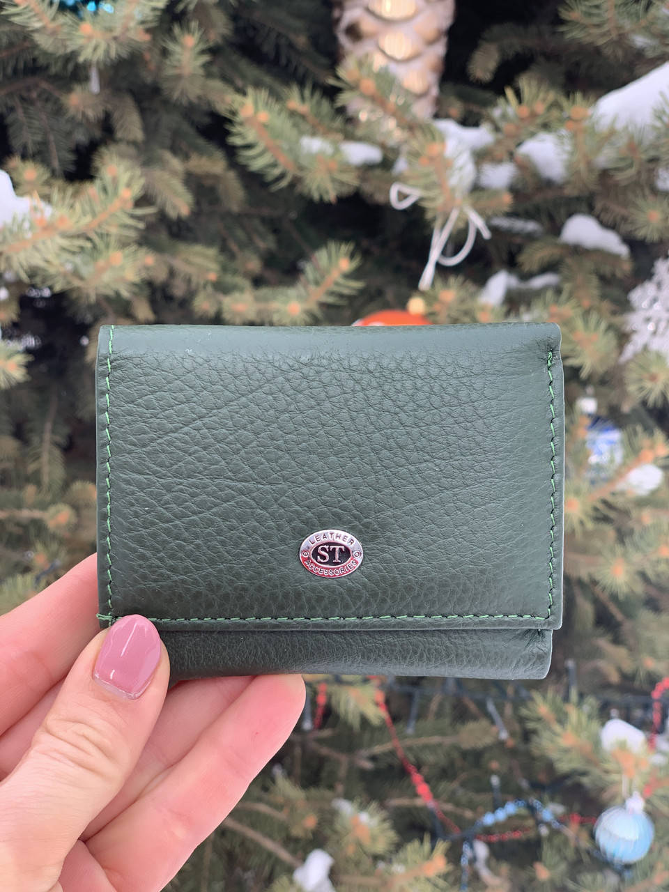 

Кошелек женский кожаный ST 440 Green, цвета в ассортименте, Зелёный