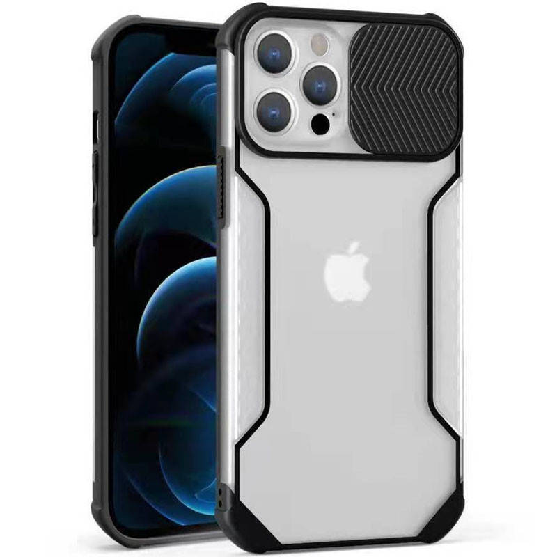 

Чехол со шторкой на камеру для Apple iPhone 11 Pro (5.8") (Черный)